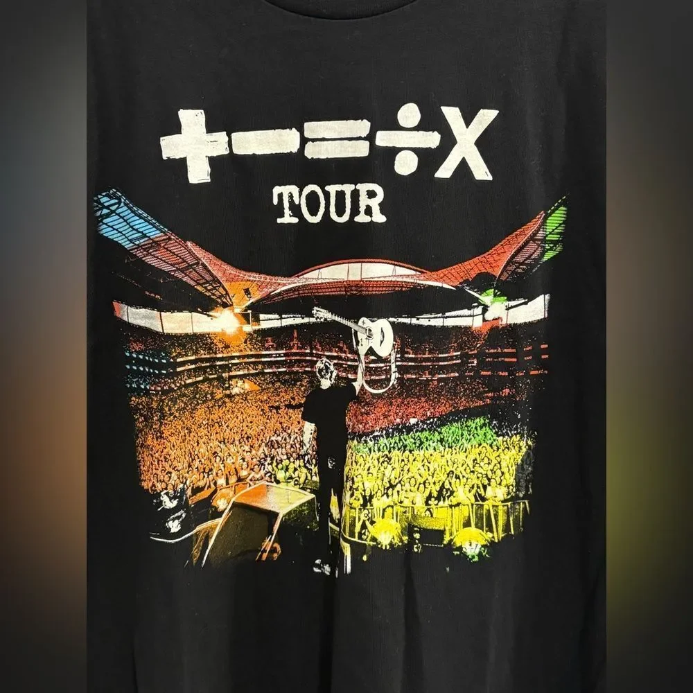 Ed Sheeran Black Graphic 2023  Tour T-Shirt - Picture 4 of 7